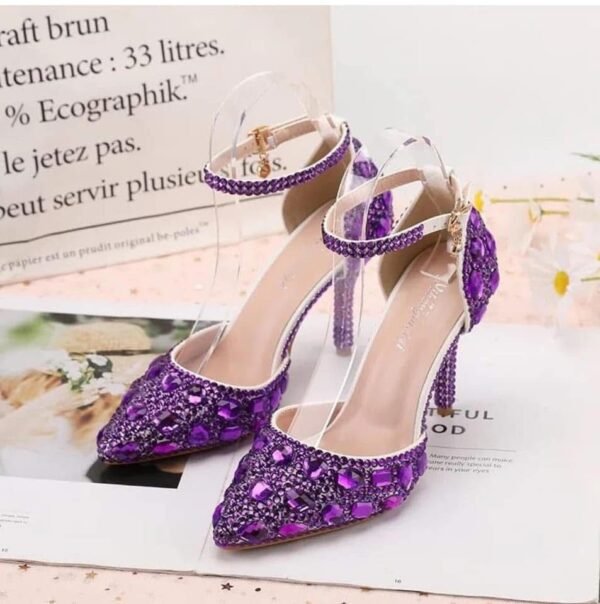 Chaussure Pailleté Violet