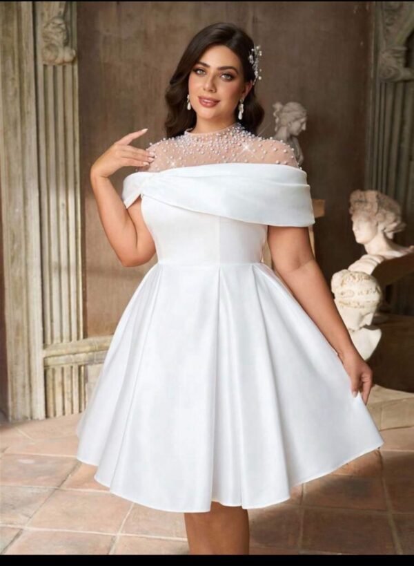 Robe mini au genoux