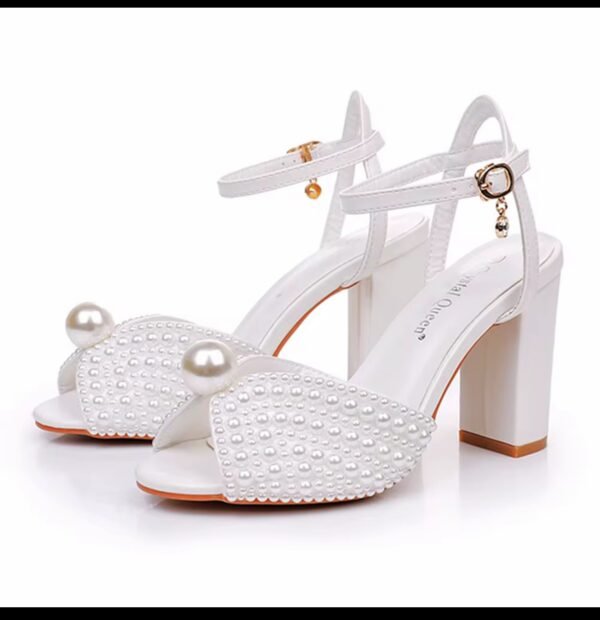 Chaussure de mariee perlé – Image 2