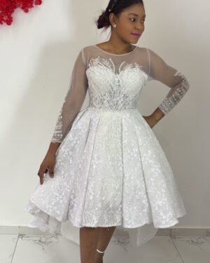 Robe princesse au Genoux